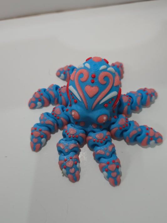 3D Printed Articulated Octopus
