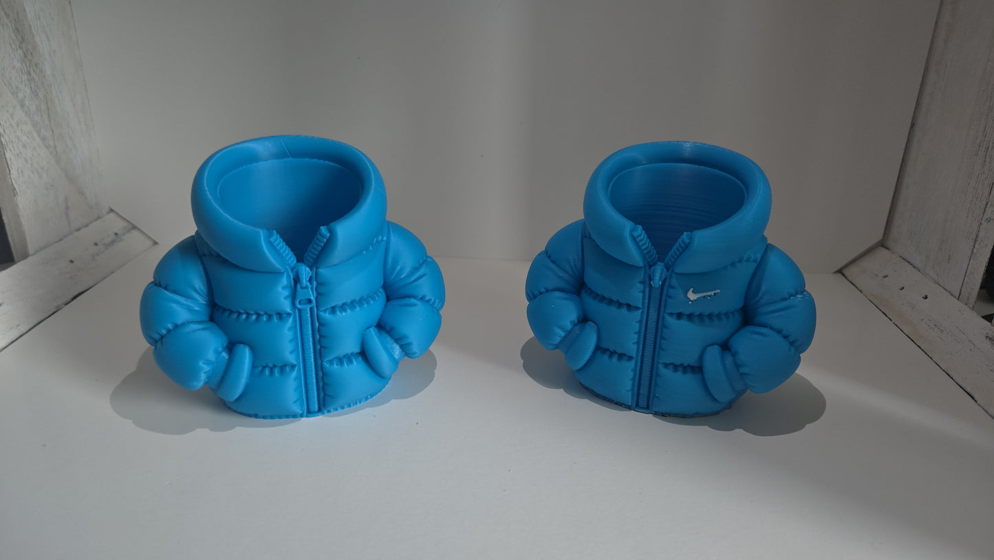 Puffer Jacket Pen Holder