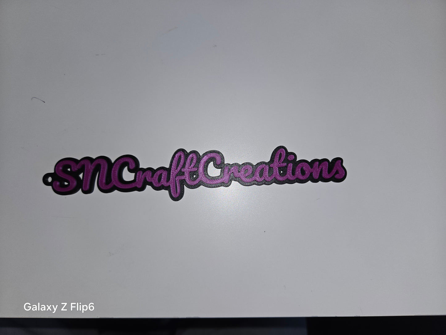 Custom 3D Printed Keyring